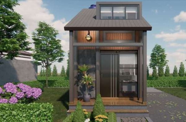 Desain rumah ukuran 3x4