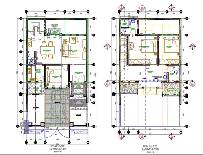 Desain rumah ukuran 8x14