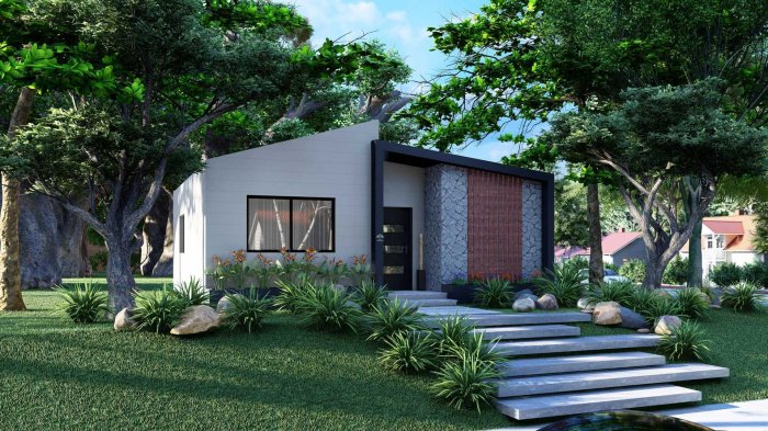 Desain rumah minimalis ukuran 8 x 9