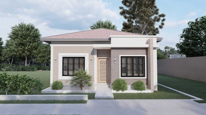 Desain rumah minimalis ukuran 8 x 9