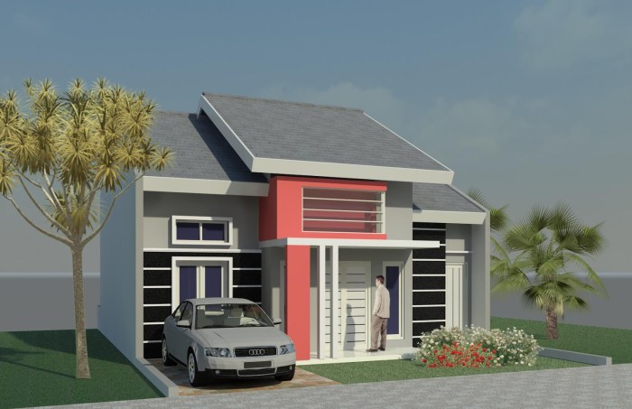 Desain rumah sangat sederhana type 21