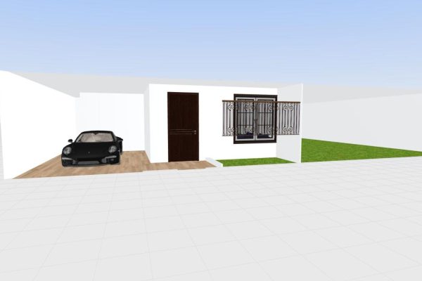 Desain rumah ukuran 8x14